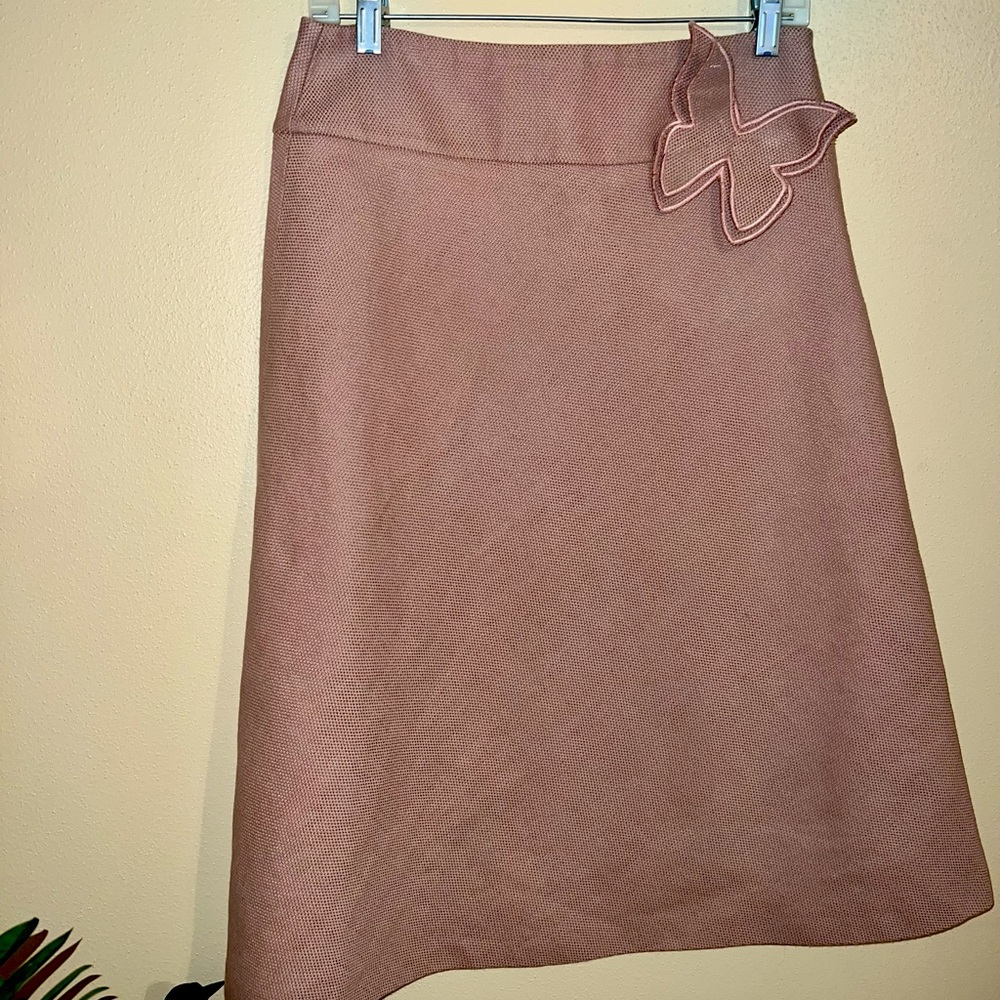 Zara Woman Pink Butterfly Skirt